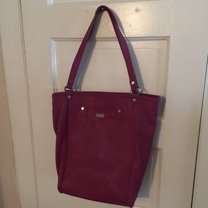 Jewell by Thirty One Faux Pebbled Leather Purse NWOT